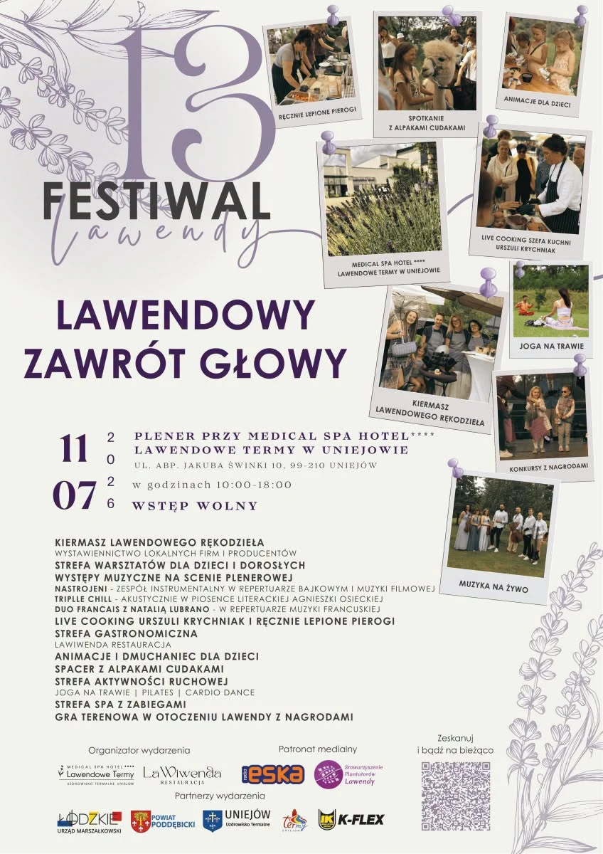 XIII Ogólnopolski Festiwal Lawendy znów zawita do Uniejowa