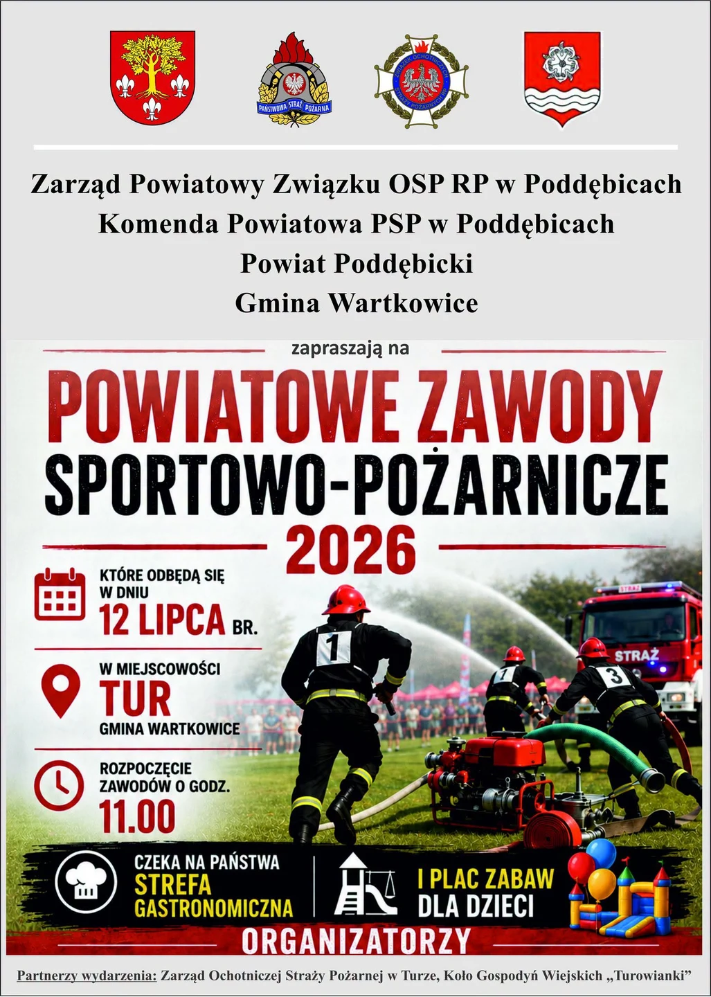 Powiatowe Zawody Sportowo-Pożarnicze – cztery jednostki z gminy Uniejów