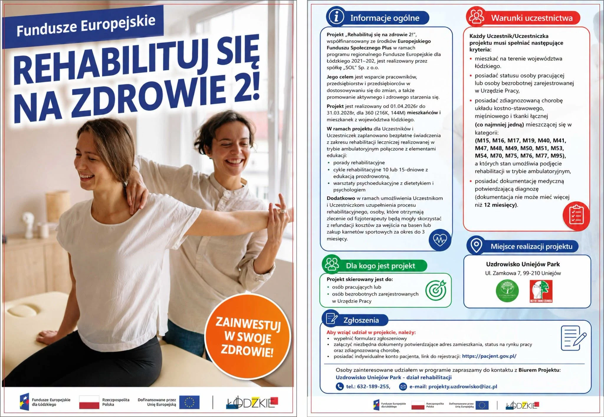 Uzdrowisko Uniejów Park zaprasza na rehabilitację